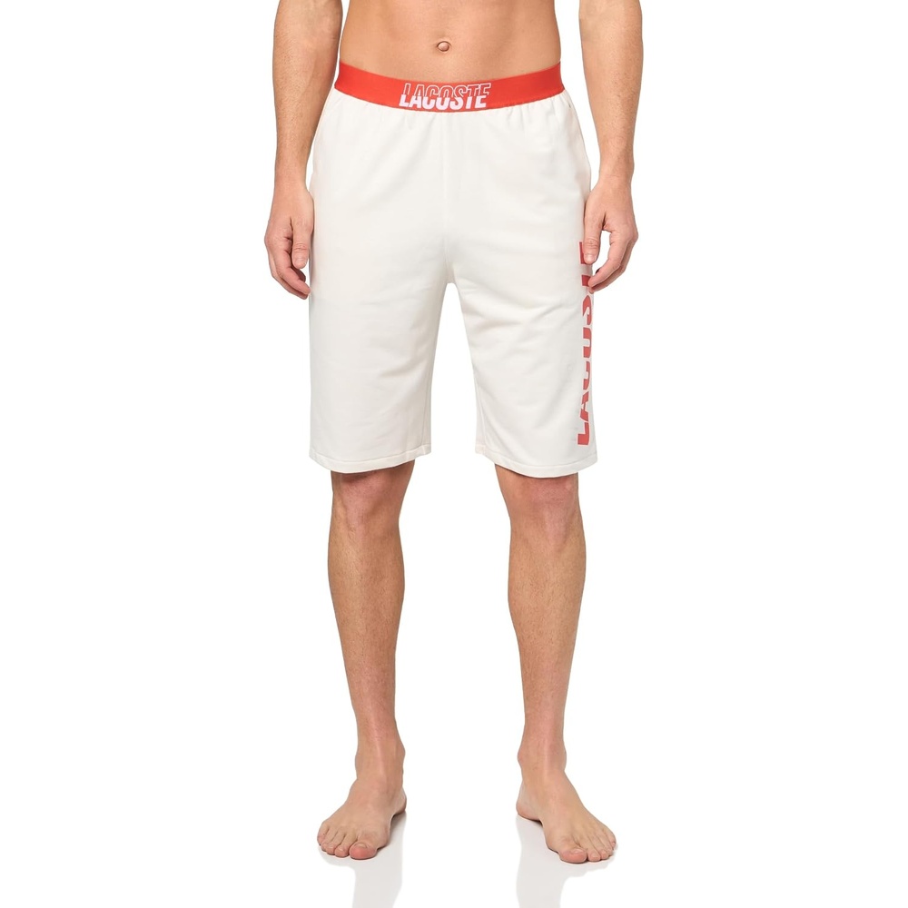 image:imageLacoste Mens Contrast Logo Waistband Lounge ShortsCandle