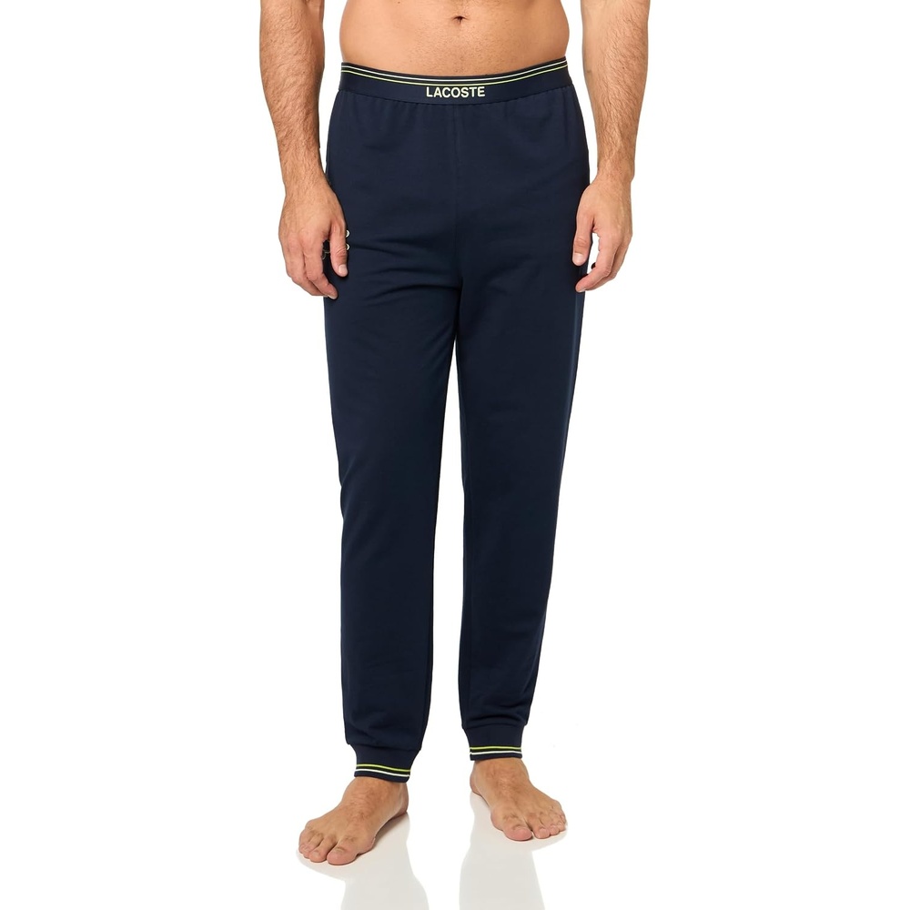image:imageLacoste Mens Loungewear PantsNavy Blue  Yellow