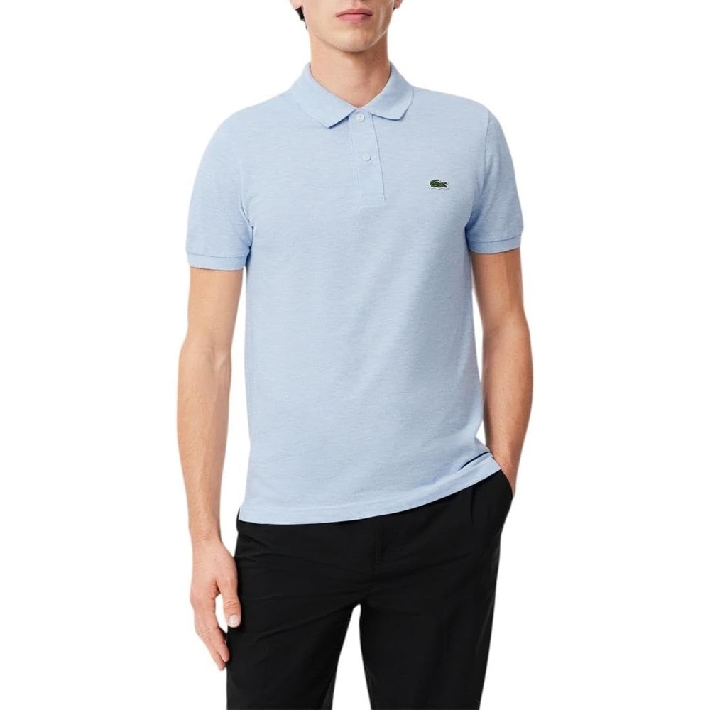 image:imageLacoste Mens Petit Piqu Slim Fit Polo ShirtHeather Cove