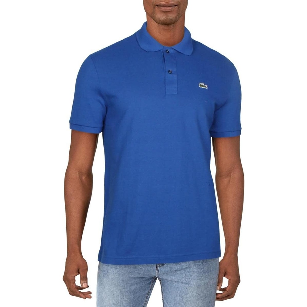 image:imageLacoste Mens Petit Piqu Slim Fit Polo ShirtIbiza