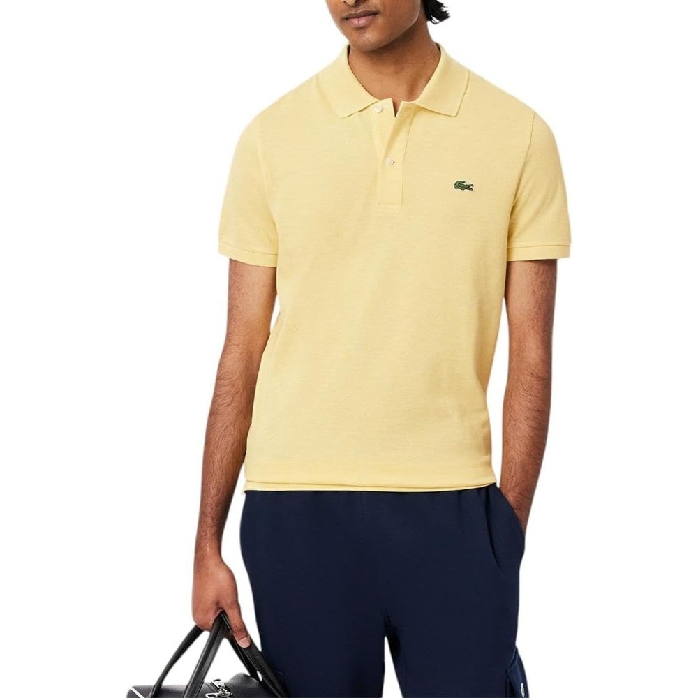 image:imageLacoste Mens Petit Piqu Slim Fit Polo ShirtSoleil Chine