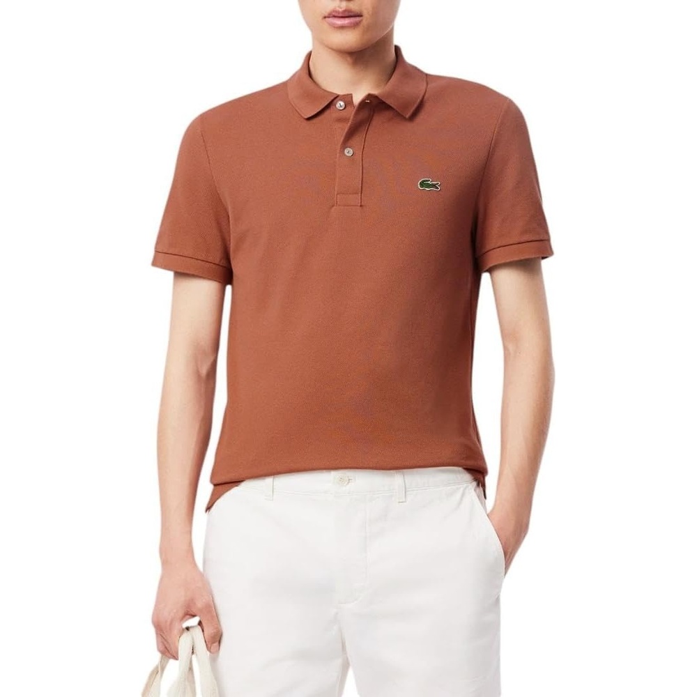 image:imageLacoste Mens Petit Piqu Slim Fit Polo ShirtTrack
