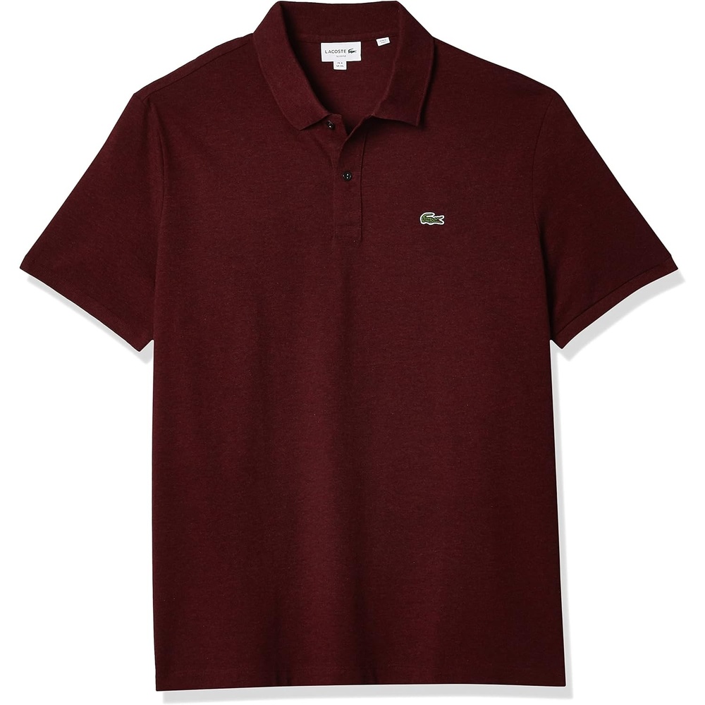 image:imageLacoste Mens Petit Piqu Slim Fit Polo ShirtVine Chine