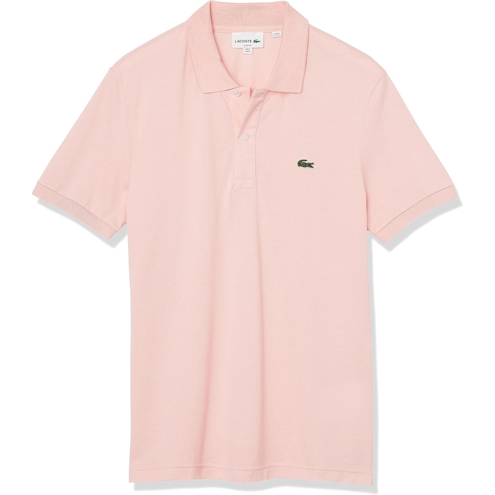 image:imageLacoste Mens Petit Piqu Slim Fit Polo ShirtWaterlily