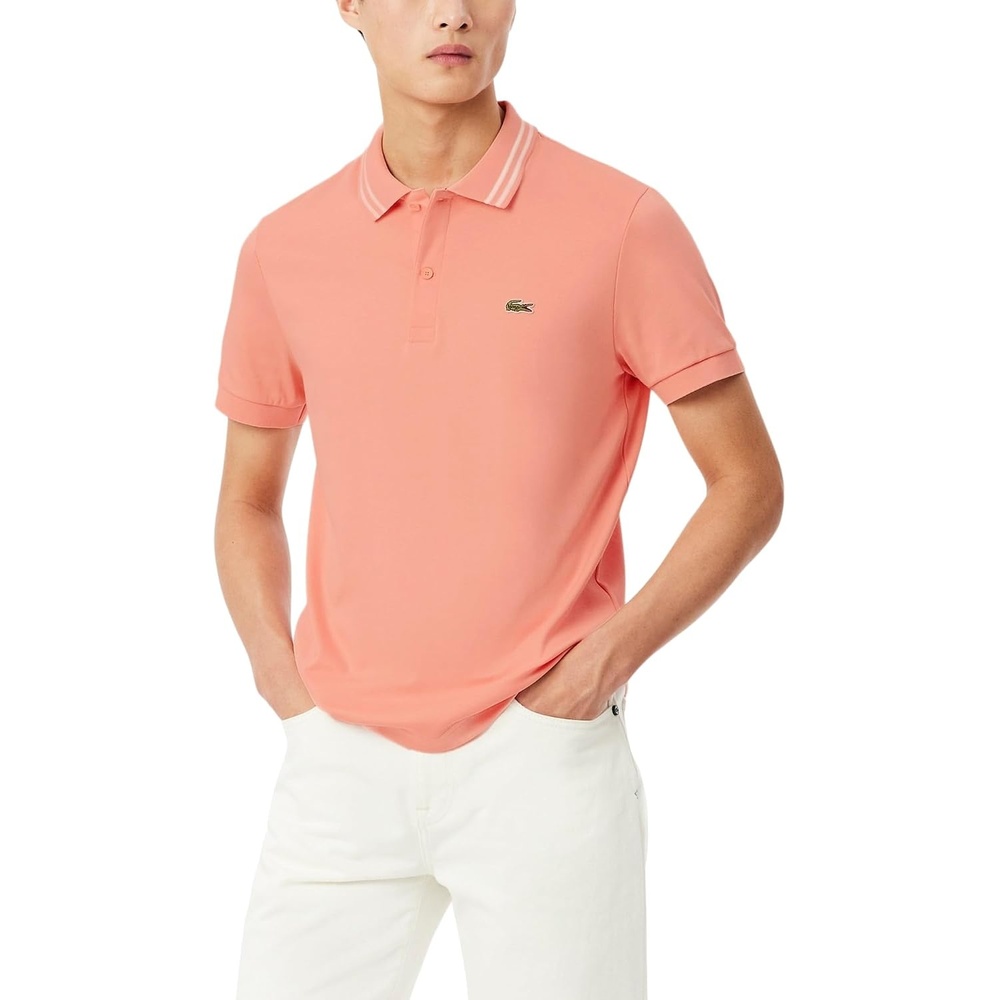 image:imageLacoste Mens Regular Fit Cotton Pima Interlock Polo ShirtMiami