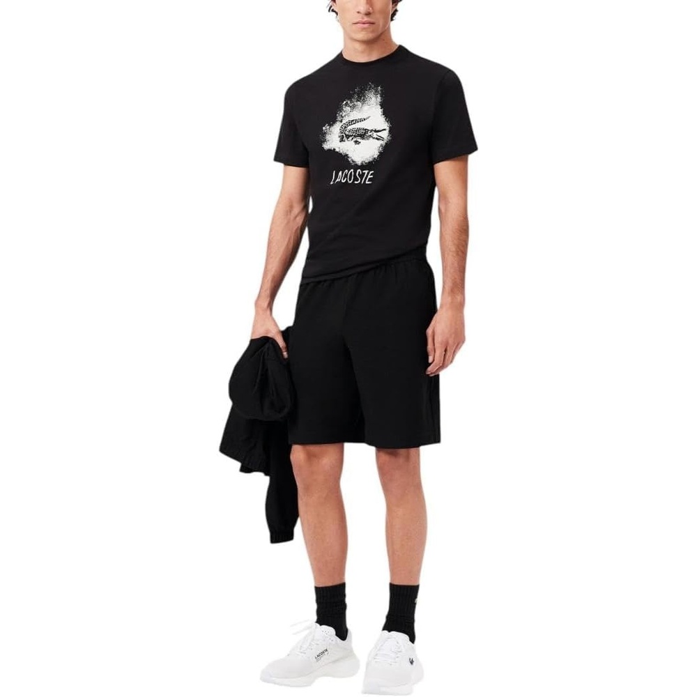 image:imageLacoste Mens Regular Fit Ultra Dry Tennis ShortsBlack