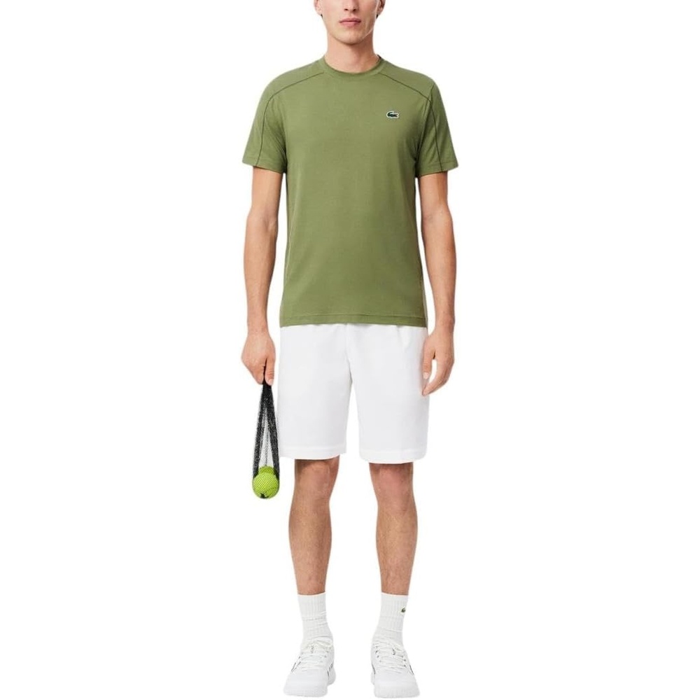 image:imageLacoste Mens Regular Fit Ultra Dry Tennis ShortsWhite