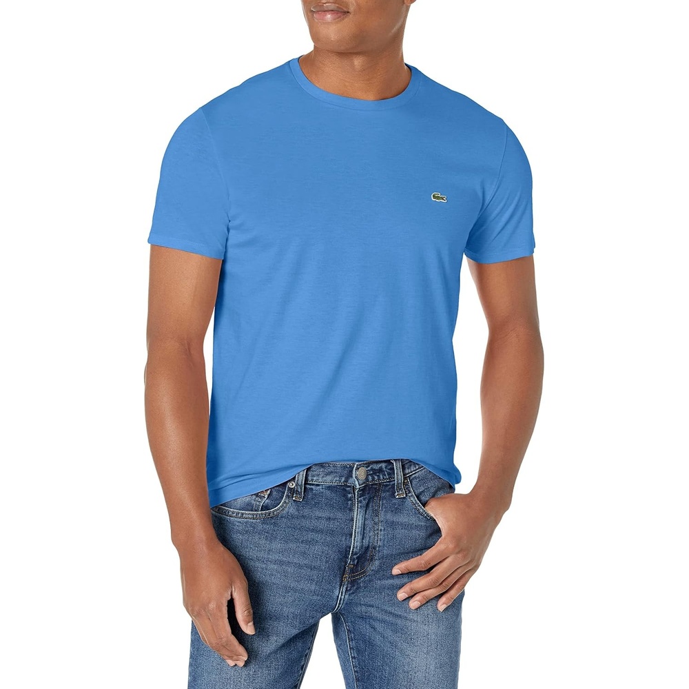 image:imageLacoste Mens Short Sleeve Pima Jersey Crew Neck TeeEthereal