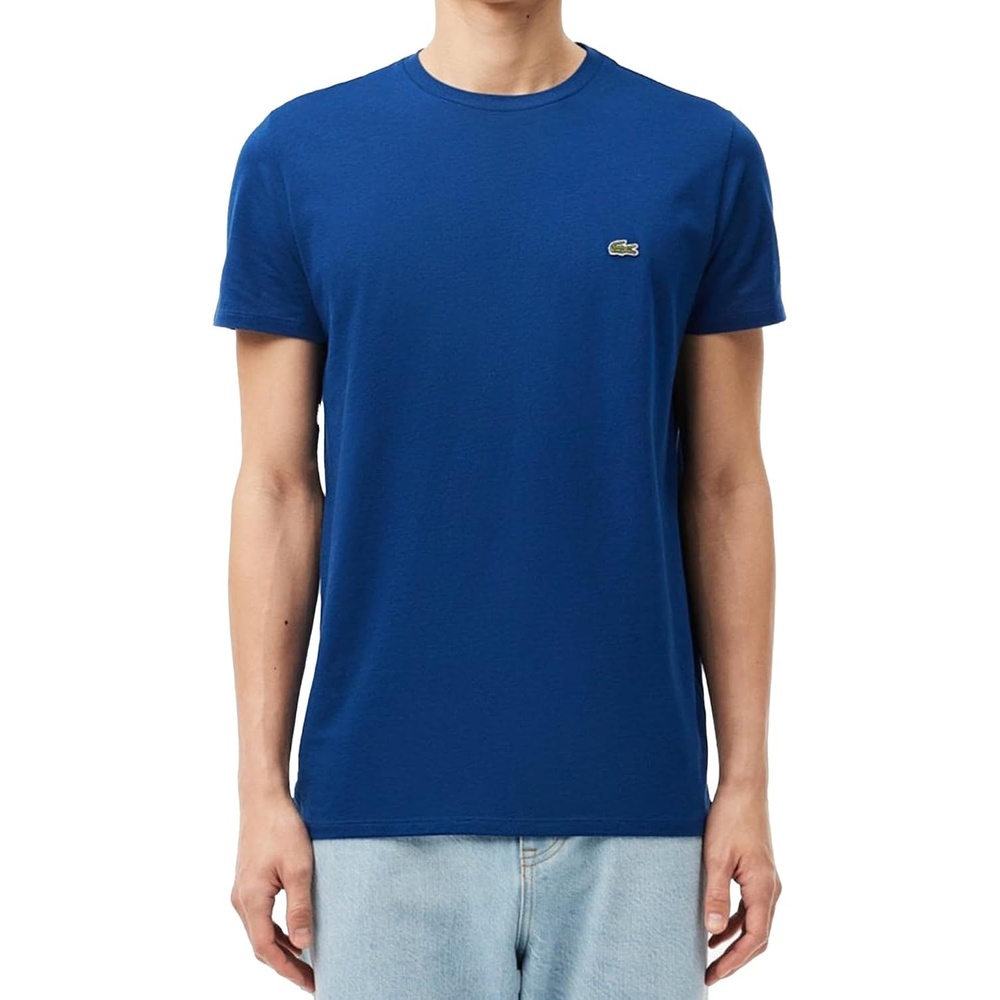 image:imageLacoste Mens Short Sleeve Pima Jersey Crew Neck TeeGlobe