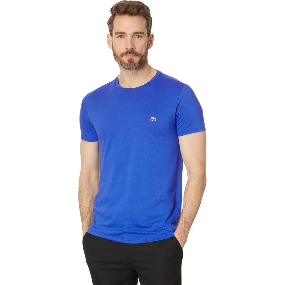 image:imageLacoste Mens Short Sleeve Pima Jersey Crew Neck TeeLadigue
