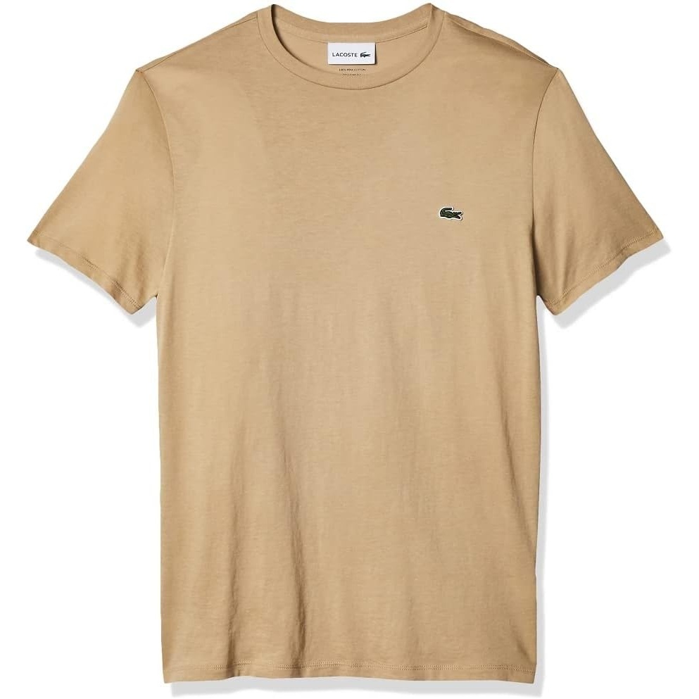 image:imageLacoste Mens Short Sleeve Pima Jersey Crew Neck TeeViennese