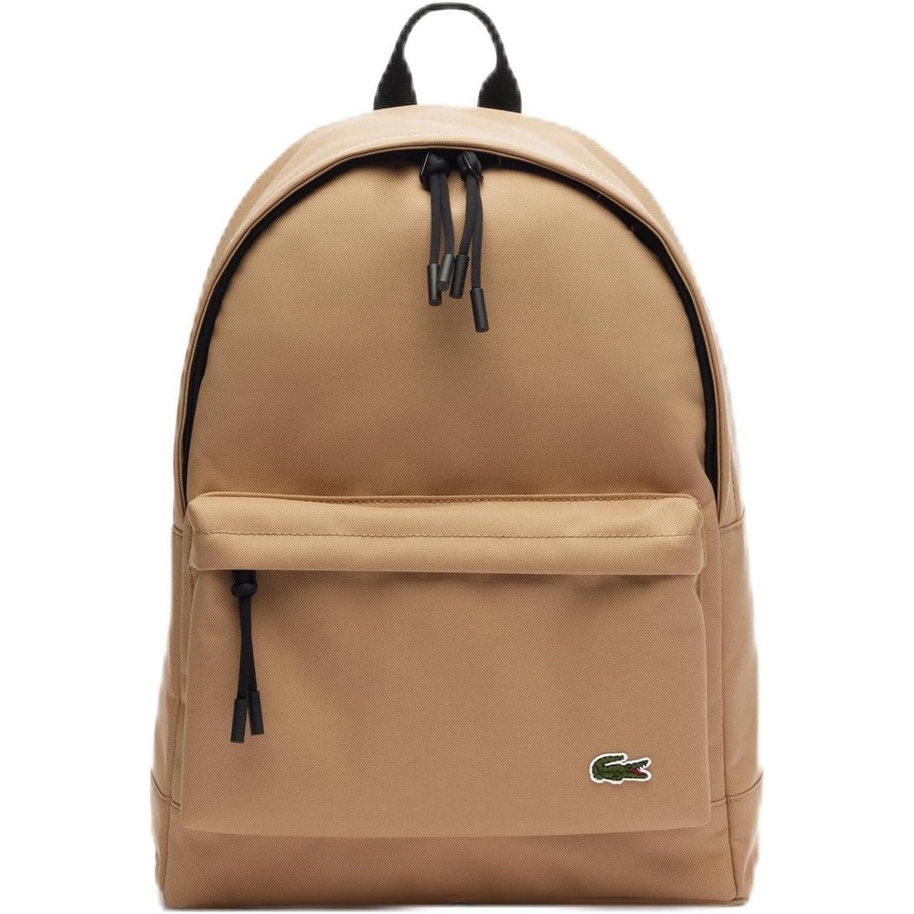 image:imageLacoste Mens Sinpople Monogramme Backpack Black One SizePink MadrasBear CubNavy BlueGolden BeigeAntirrhinumCamouflage