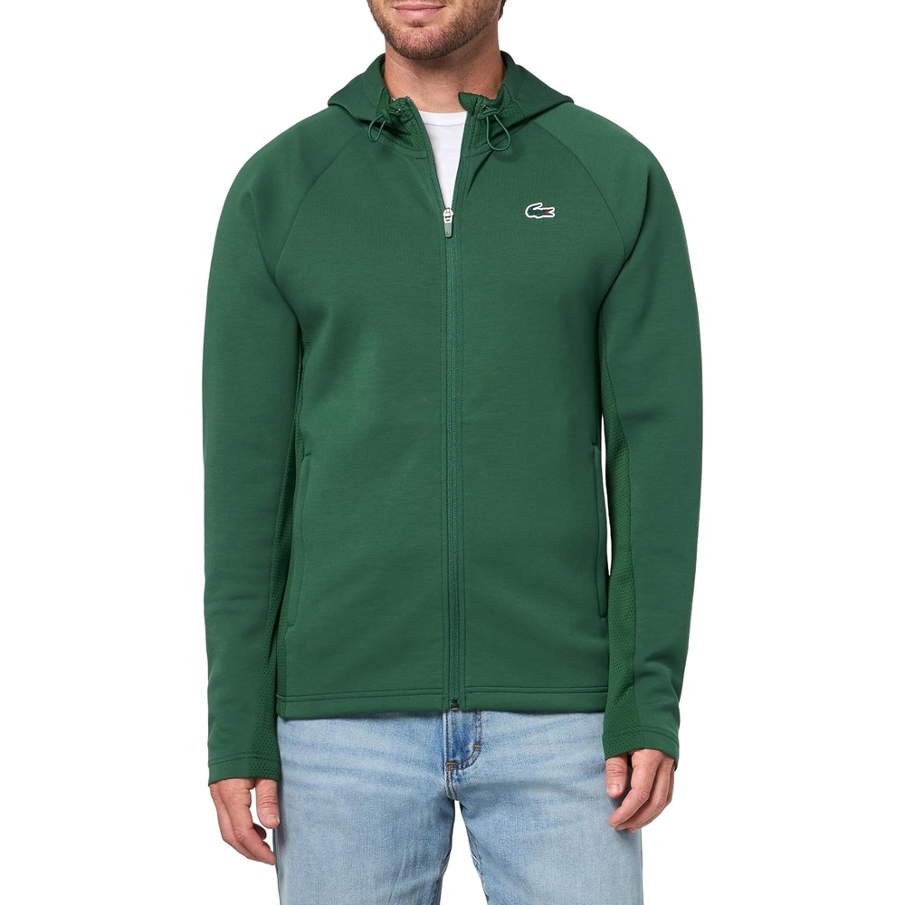 image:imageLacoste Mens Sport Breathable Sport Track JacketGreenGreen
