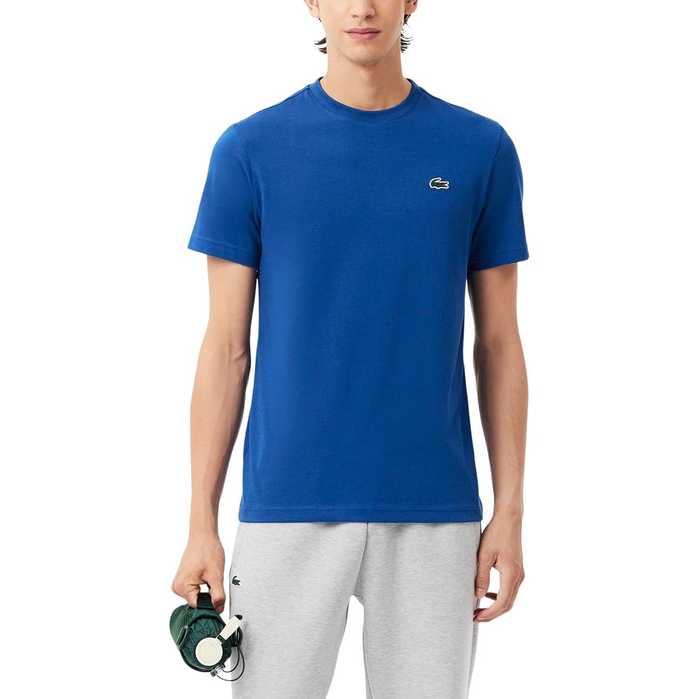 image:imageLacoste Mens Sport Printed UltraDry TShirtFrance Blue