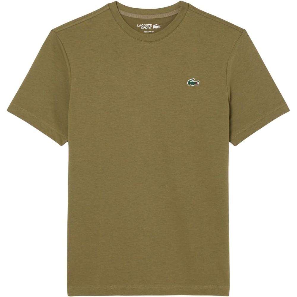image:imageLacoste Mens Sport Printed UltraDry TShirtOlive