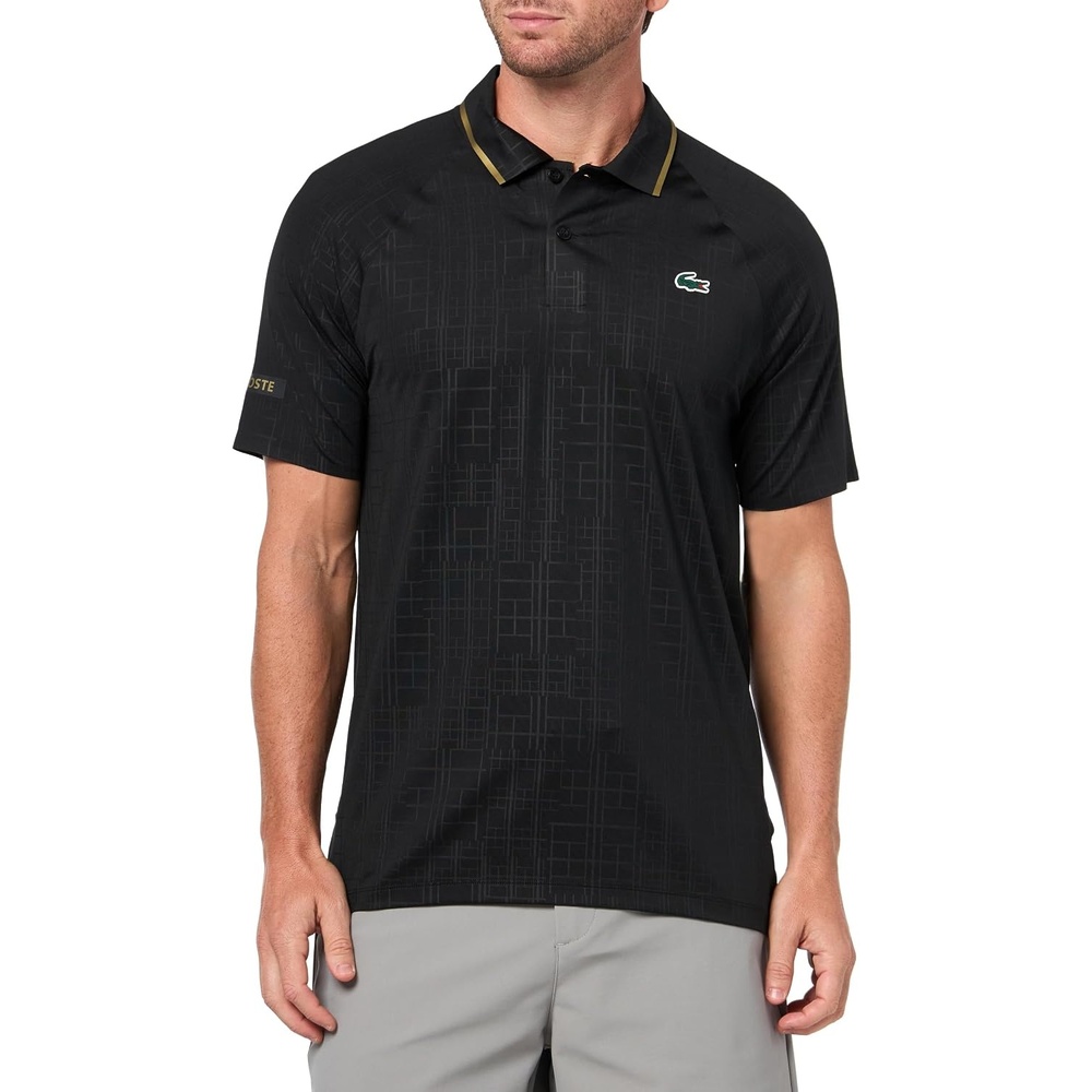 image:imageLacoste Mens Tennis X Novak Djokovic on Court PoloBlack