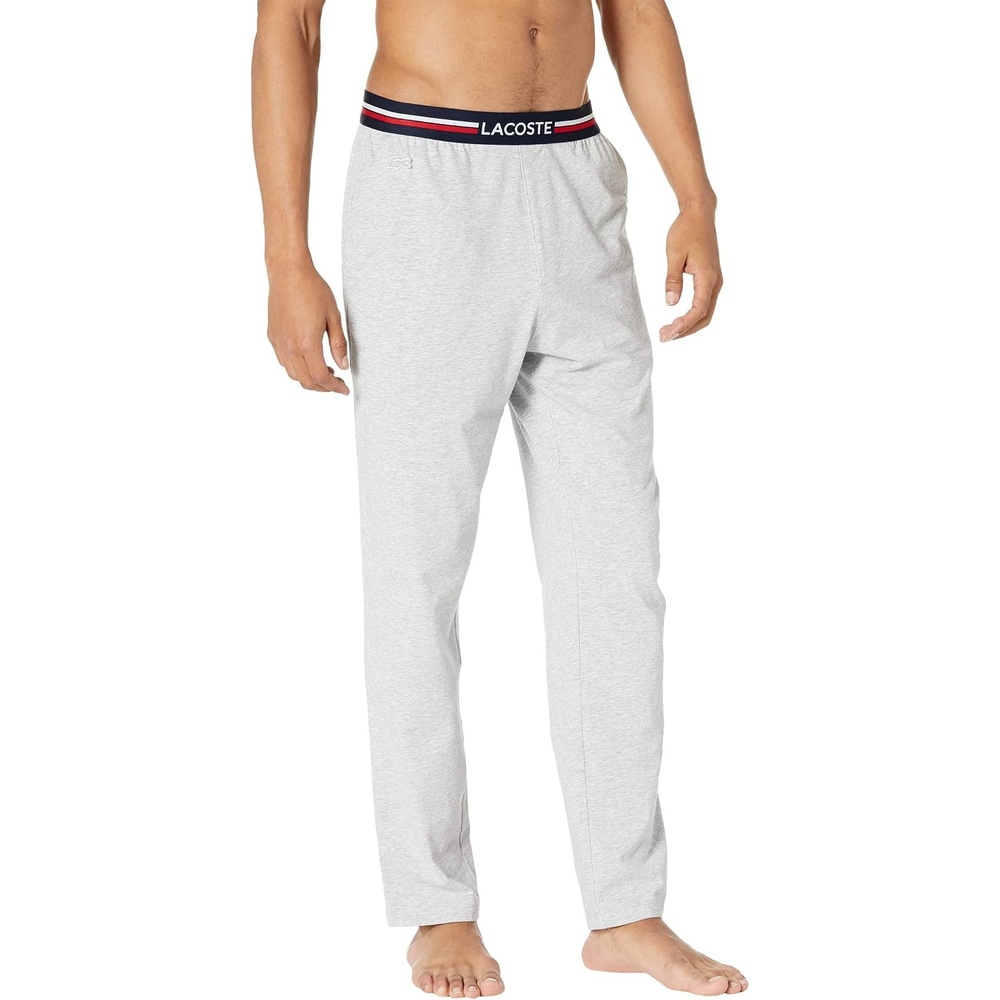 image:imageLacoste Mens Tricolor Waist Pyjama PantsDove Grey