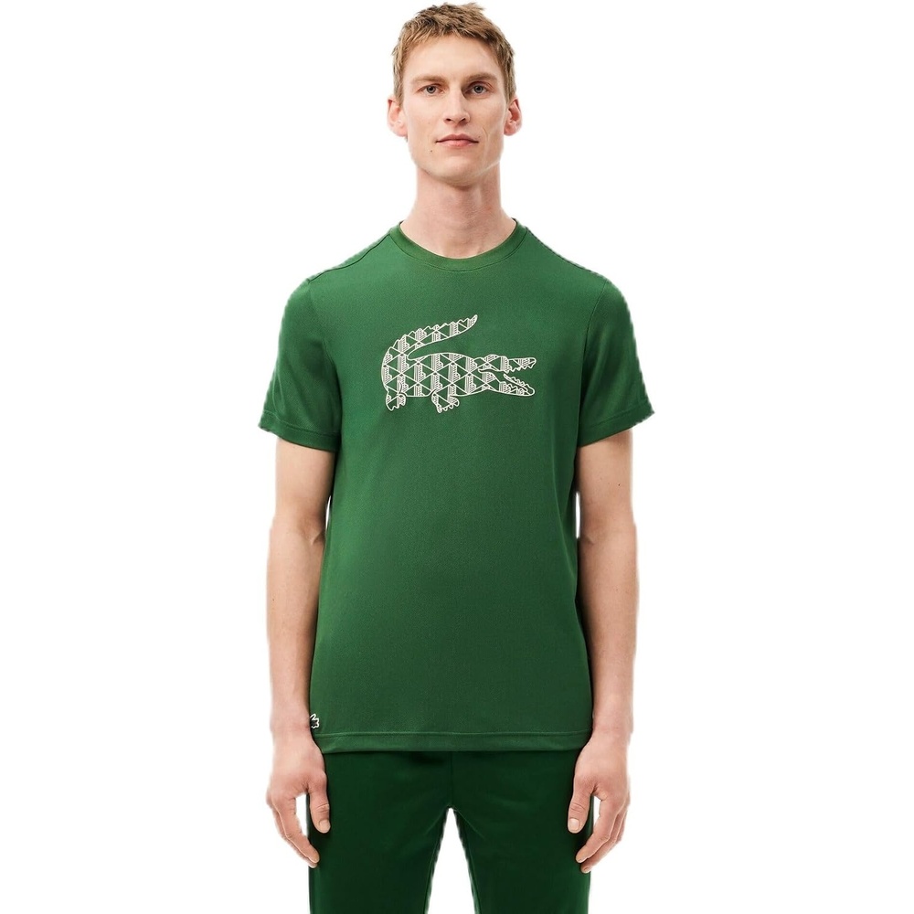 image:imageLacoste Mens Ultra Dry Piqu Tennis TShirtGreen