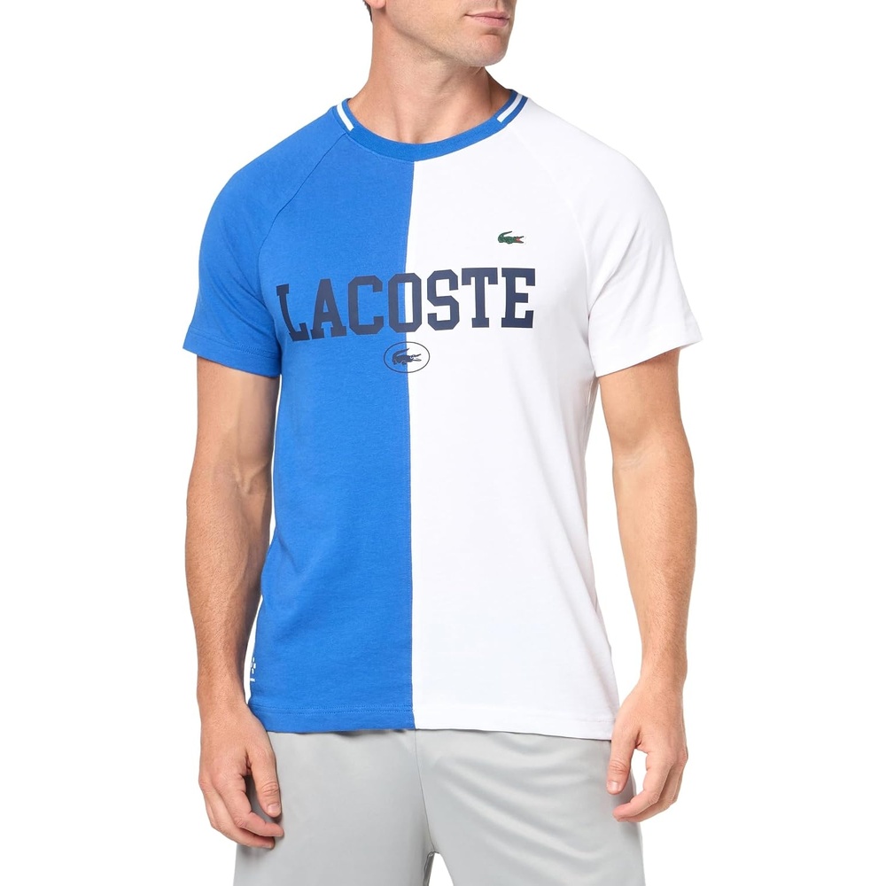 image:imageLacoste Mens Ultra Dry Piqu Tennis TShirtLadigueWhite