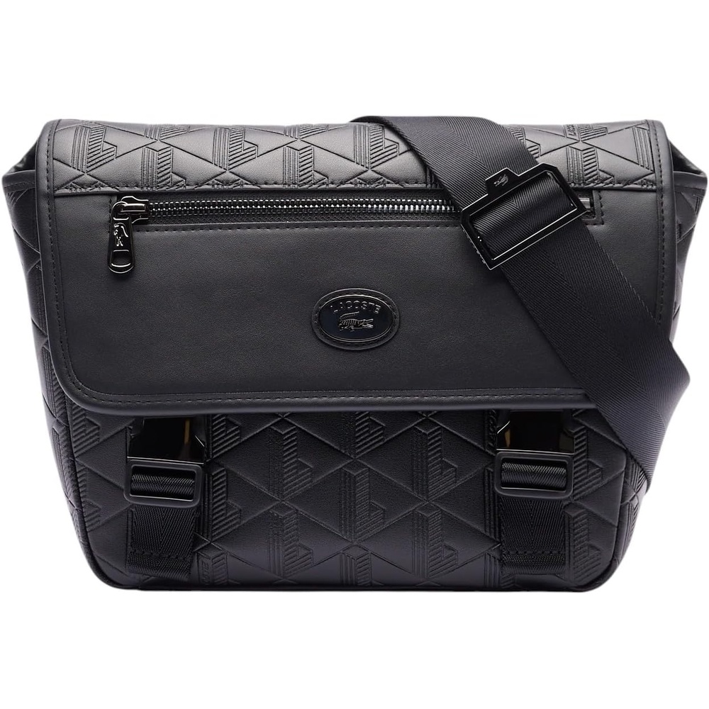 image:imageLacoste Nomogramme Small Flap Close Messenger BagBlack