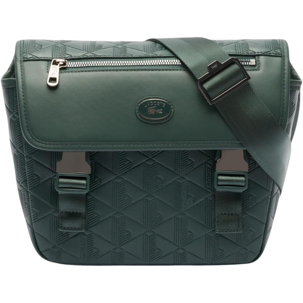 image:imageLacoste Nomogramme Small Flap Close Messenger BagDark Green