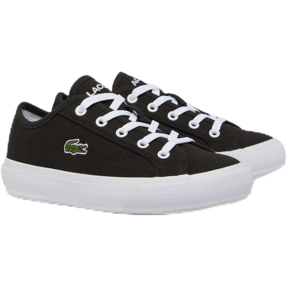 image:imageLacoste UnisexChild Backcourt SneakersBlackWhite 20