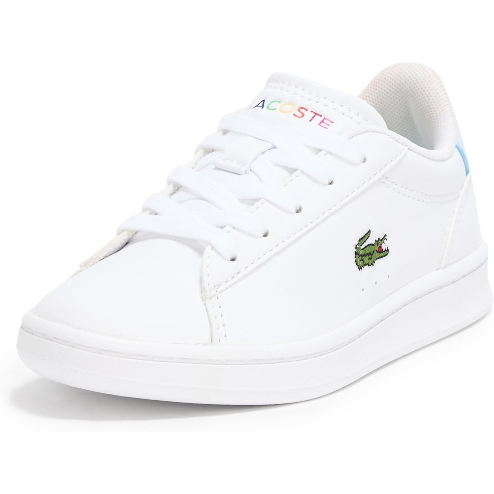 image:imageLacoste UnisexChild Carnaby Set SneakersRainbow Graphic WhiteLight Blue