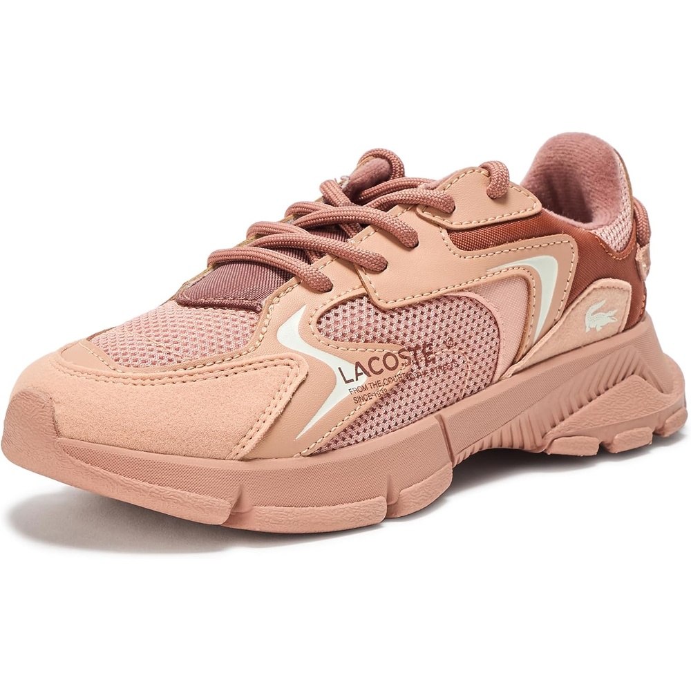 image:imageLacoste UnisexChild L003 Neo SneakersPinkBrown