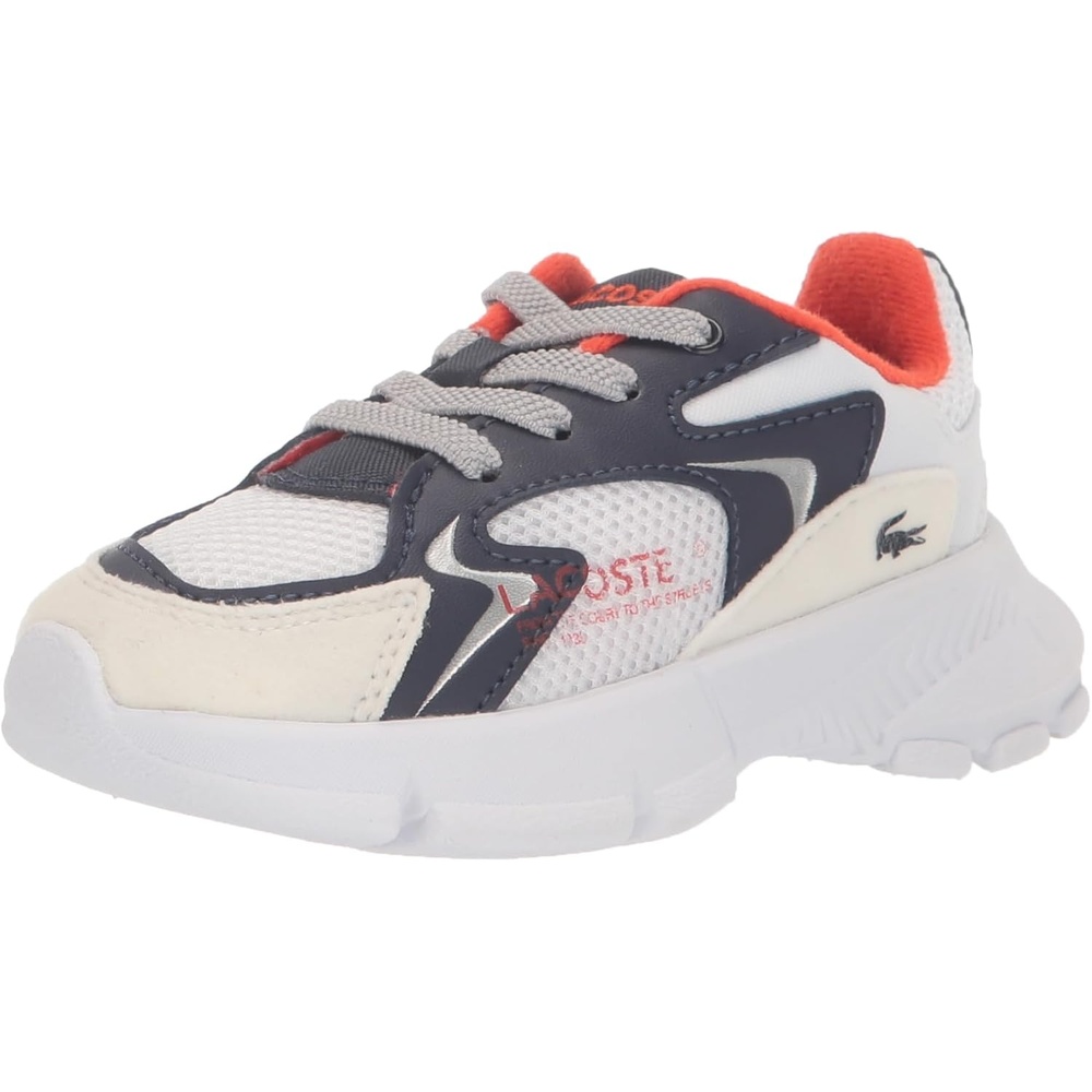 image:imageLacoste UnisexChild L003 Neo SneakersTyrianMother of Pearl