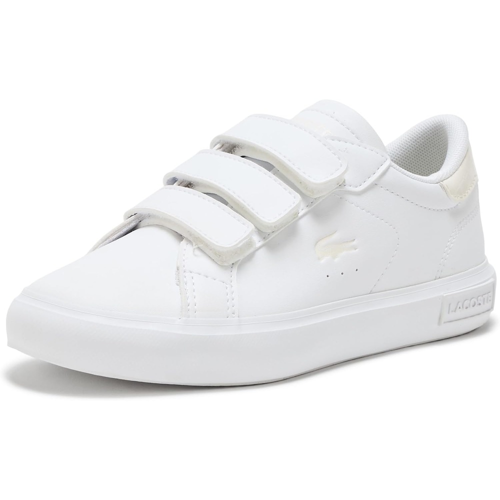 image:imageLacoste UnisexChild Powercourt SneakersWhite Off White