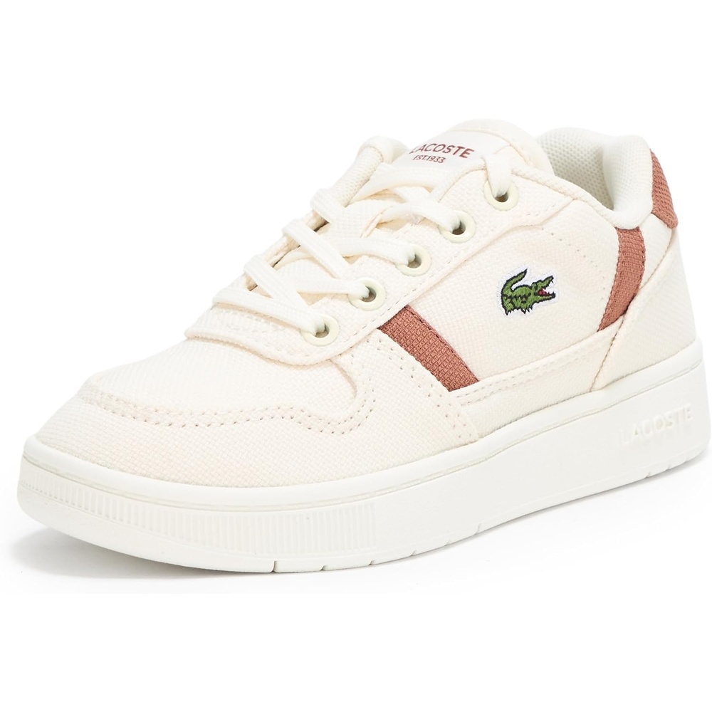 image:imageLacoste UnisexChild TClip Set SneakersOff WhiteBrown