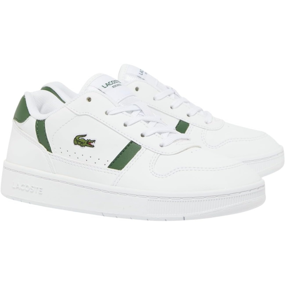 image:imageLacoste UnisexChild TClip Set SneakersWhite Dark Green