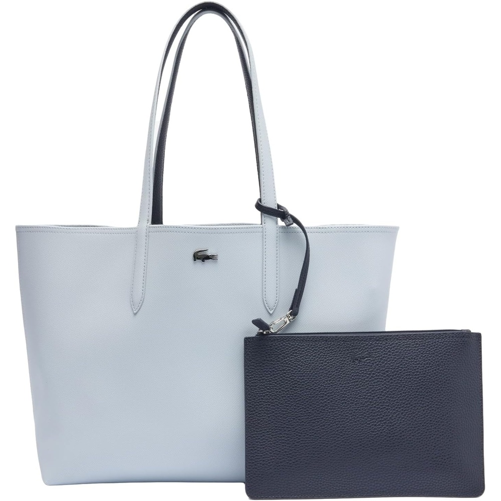 image:imageLacoste Womens Anna Large Reversible Tote BagLilac Dark Sapphire