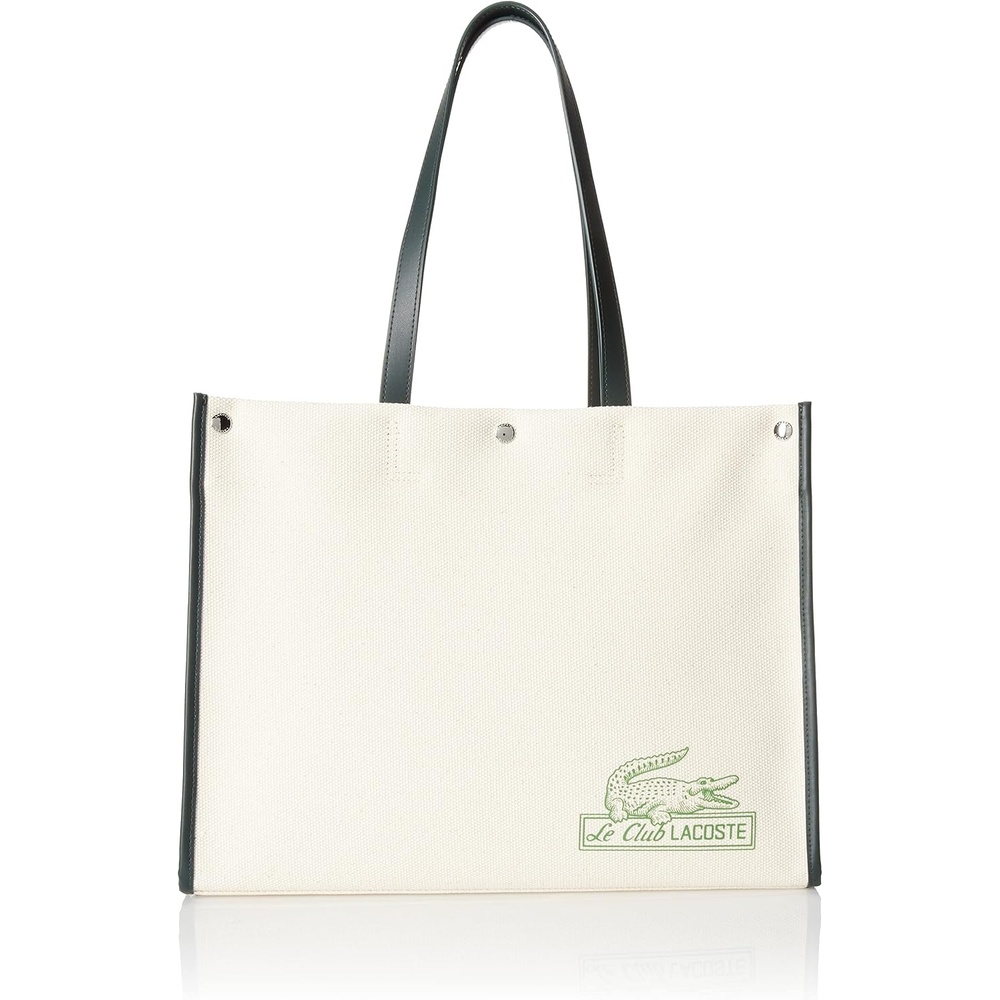 image:imageLacoste Womens Anna Large Reversible Tote BagNatural Forest GreenEstragon
