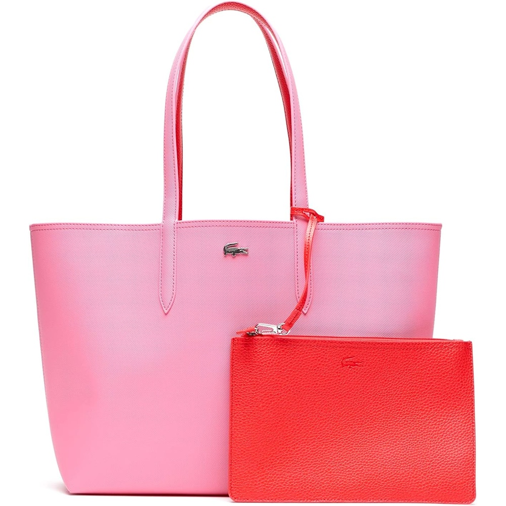 image:imageLacoste Womens Anna Large Reversible Tote BagReseda Corrida
