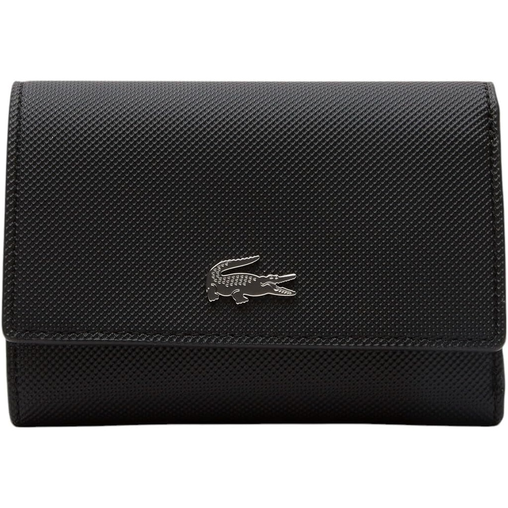 image:imageLacoste Womens Anna Snap Close Flap Billfold WalletBlack