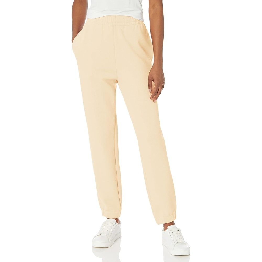 image:imageLacoste Womens Blended Cotton Jogging PantsNatural Beige