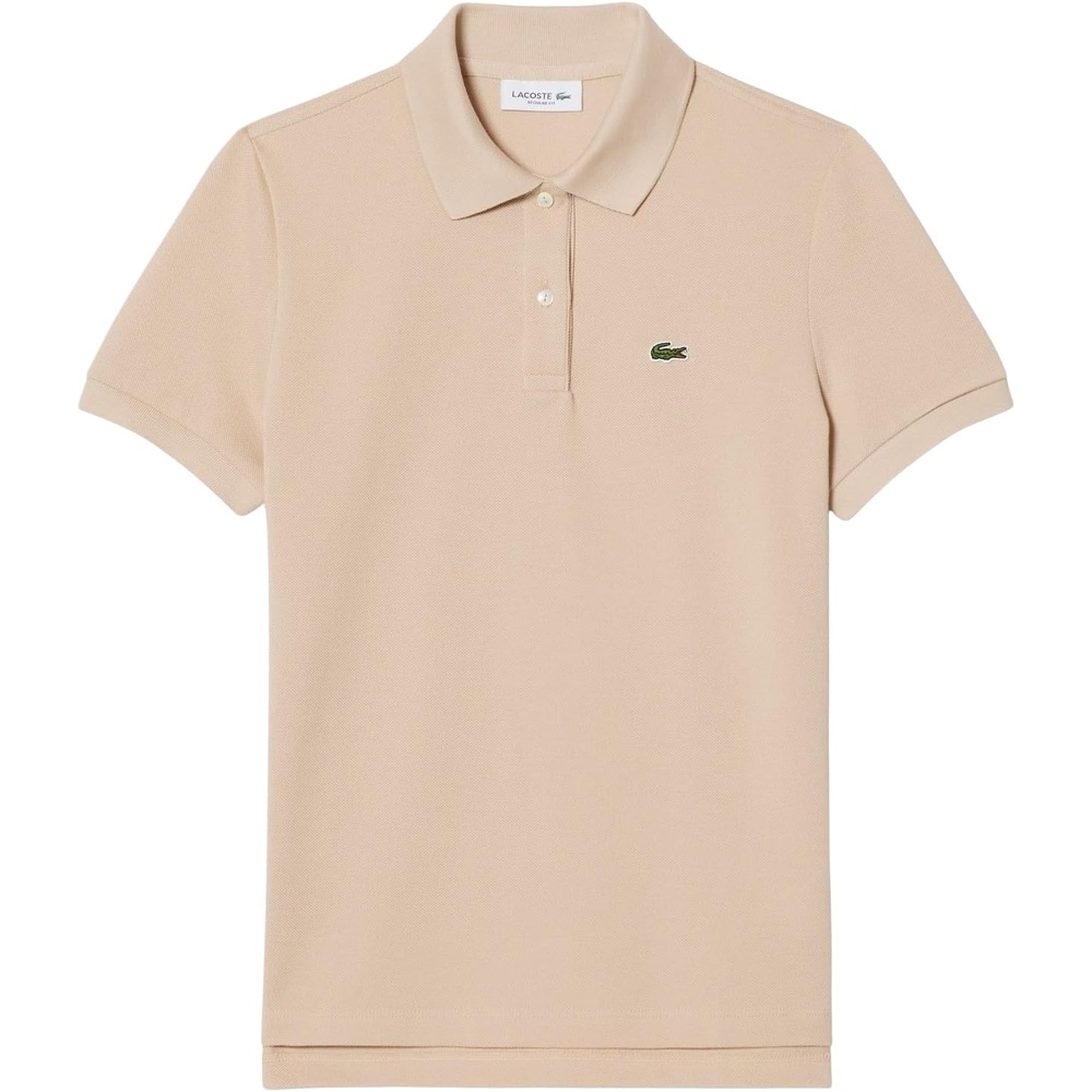 image:imageLacoste Womens Classic Fit Short Sleeve Petit Piqu PoloLionne
