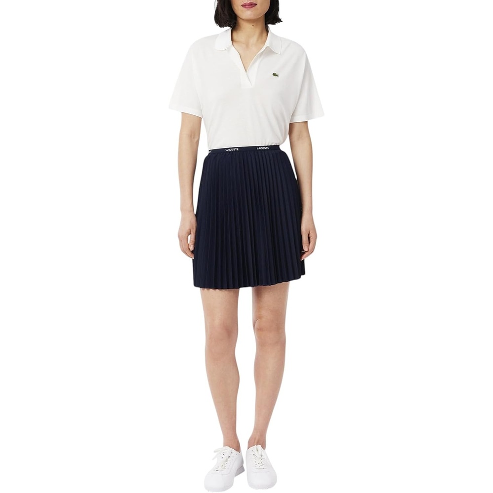 image:imageLacoste Womens Core Collection AboveKnee SkirtsNavy Blue