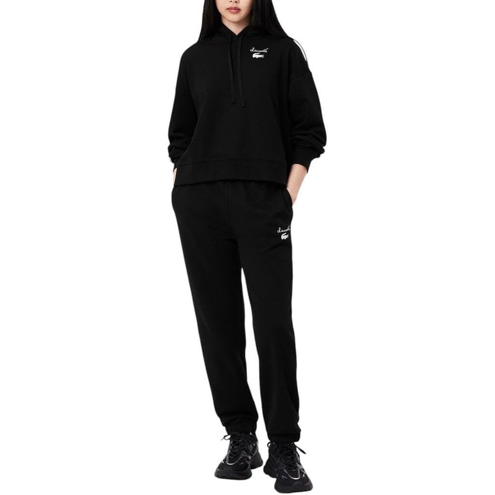 image:imageLacoste Womens Core Collection Straight Fit Track PantsBlack