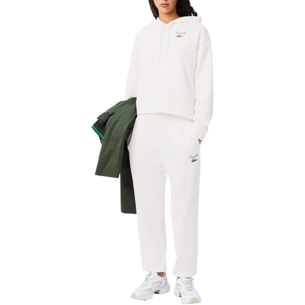 image:imageLacoste Womens Core Collection Straight Fit Track PantsFlour