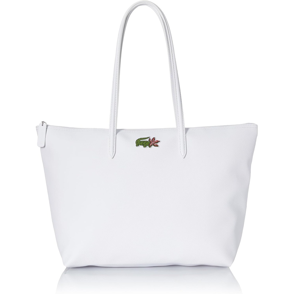 image:imageLacoste Womens L1212 Concept Vertical Shopping BagBlack Croco Stranger Things