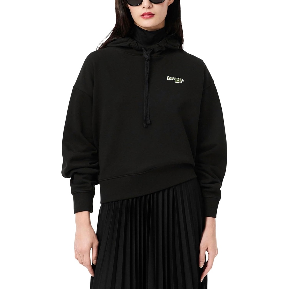 image:imageLacoste Womens Oversized HoodieBlack