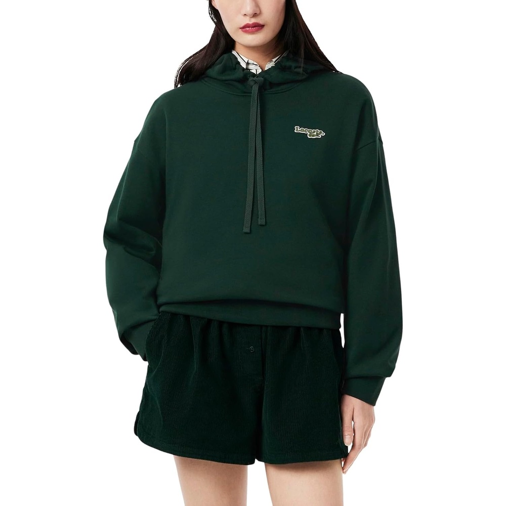 image:imageLacoste Womens Oversized HoodieGreen