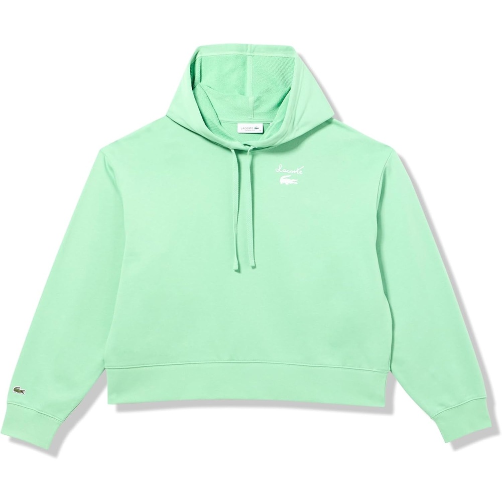 image:imageLacoste Womens Oversized Logo HoodieGreen
