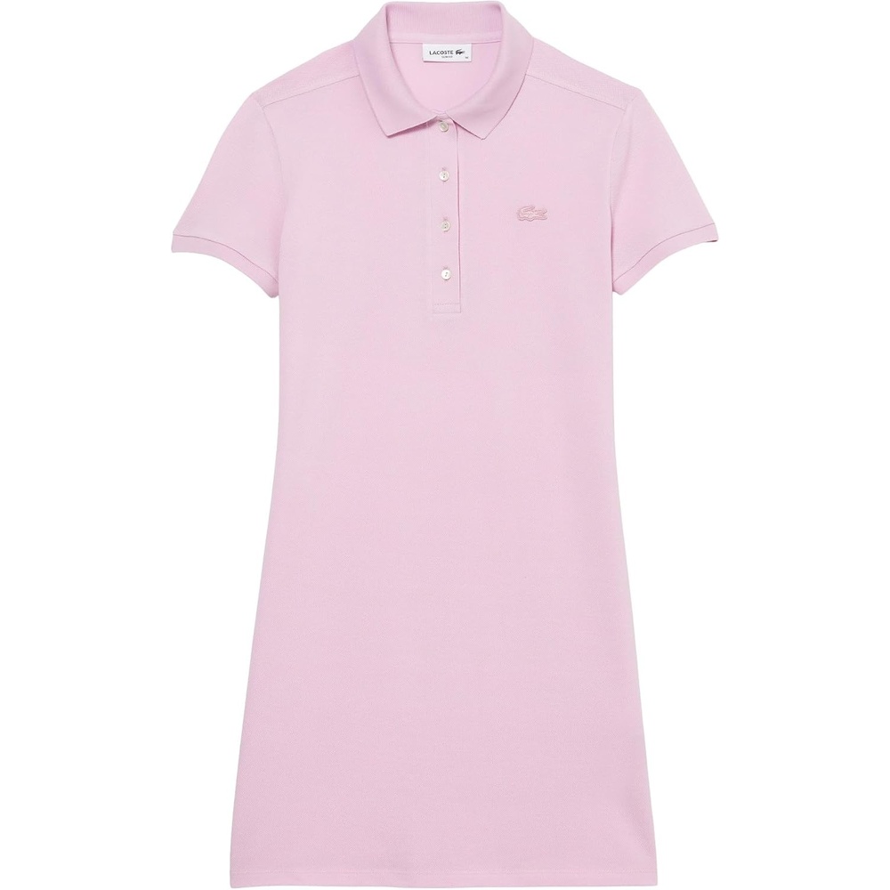 image:imageLacoste Womens Slim Fit Stretch Mini Piqu Polo DressAlbizia