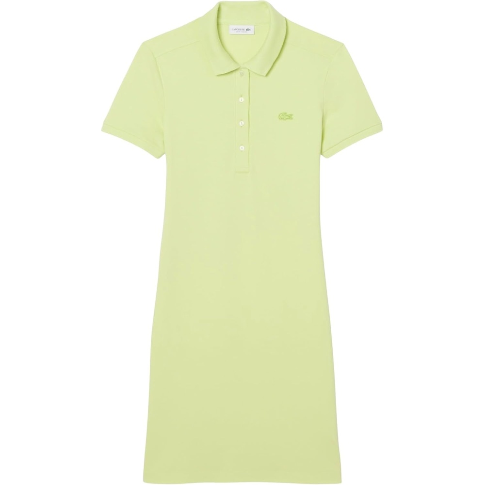 image:imageLacoste Womens Slim Fit Stretch Petit Piqu Polo DressSencha