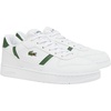 White & Dark Green