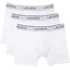 image:imageLacoste Mens Long Stretch Cotton Jersey Boxer Brief 3packWhite With White Waistband