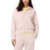 image:imageLacoste Womens Double Face Pique Zip Up Hooded SweatshirtNidus